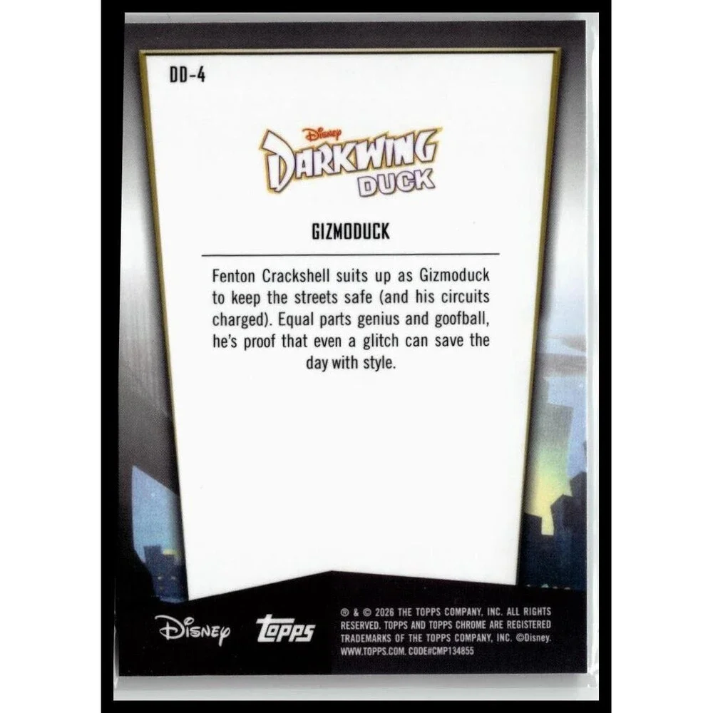 2026 Topps Disney Chrome Gizmoduck DD-4 Darkwing Duck